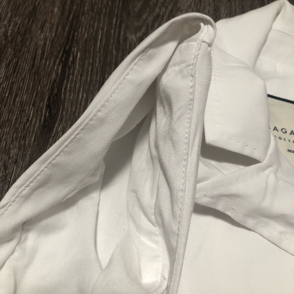 Bagatelle Collection White Sleeveless Button-Up Vest - Picture 11 of 11